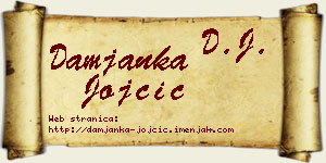 Damjanka Jojčić vizit kartica